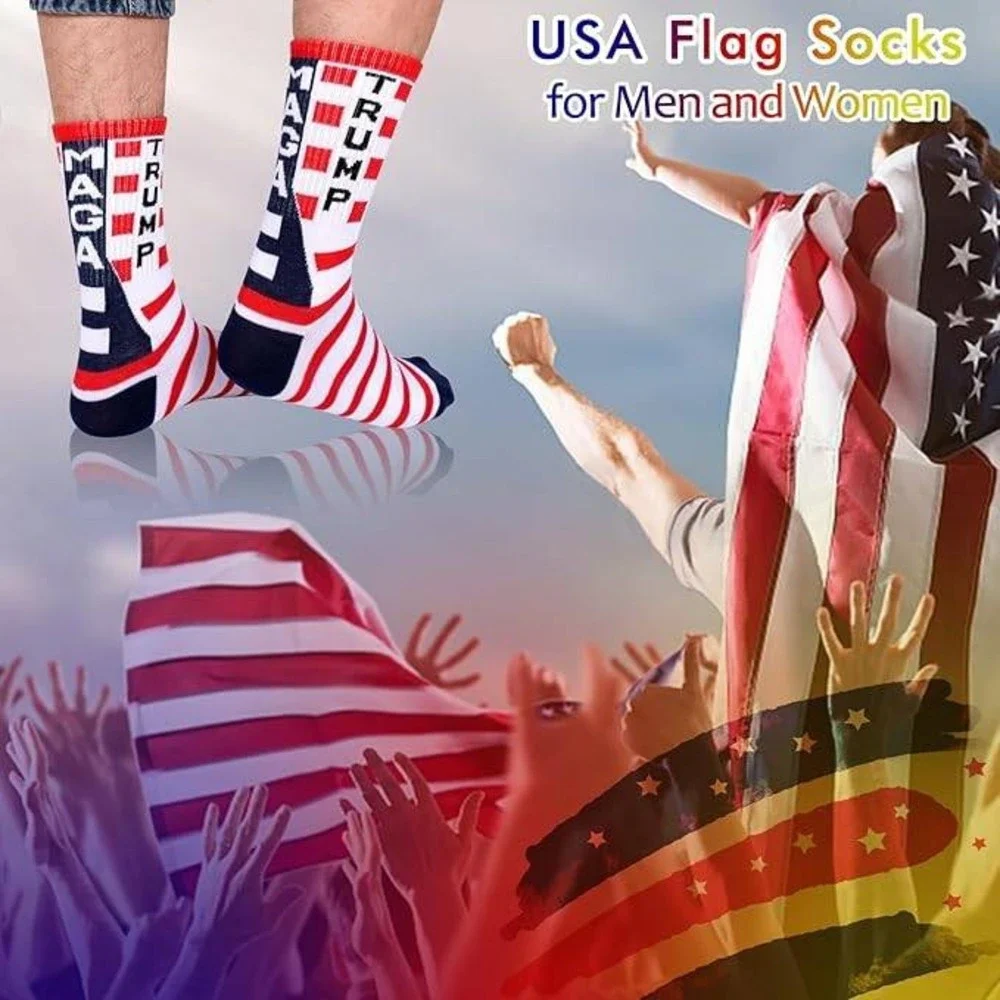 America Great Again MAGA Socks Unisex Republican Socks President‎ Trump Merchand